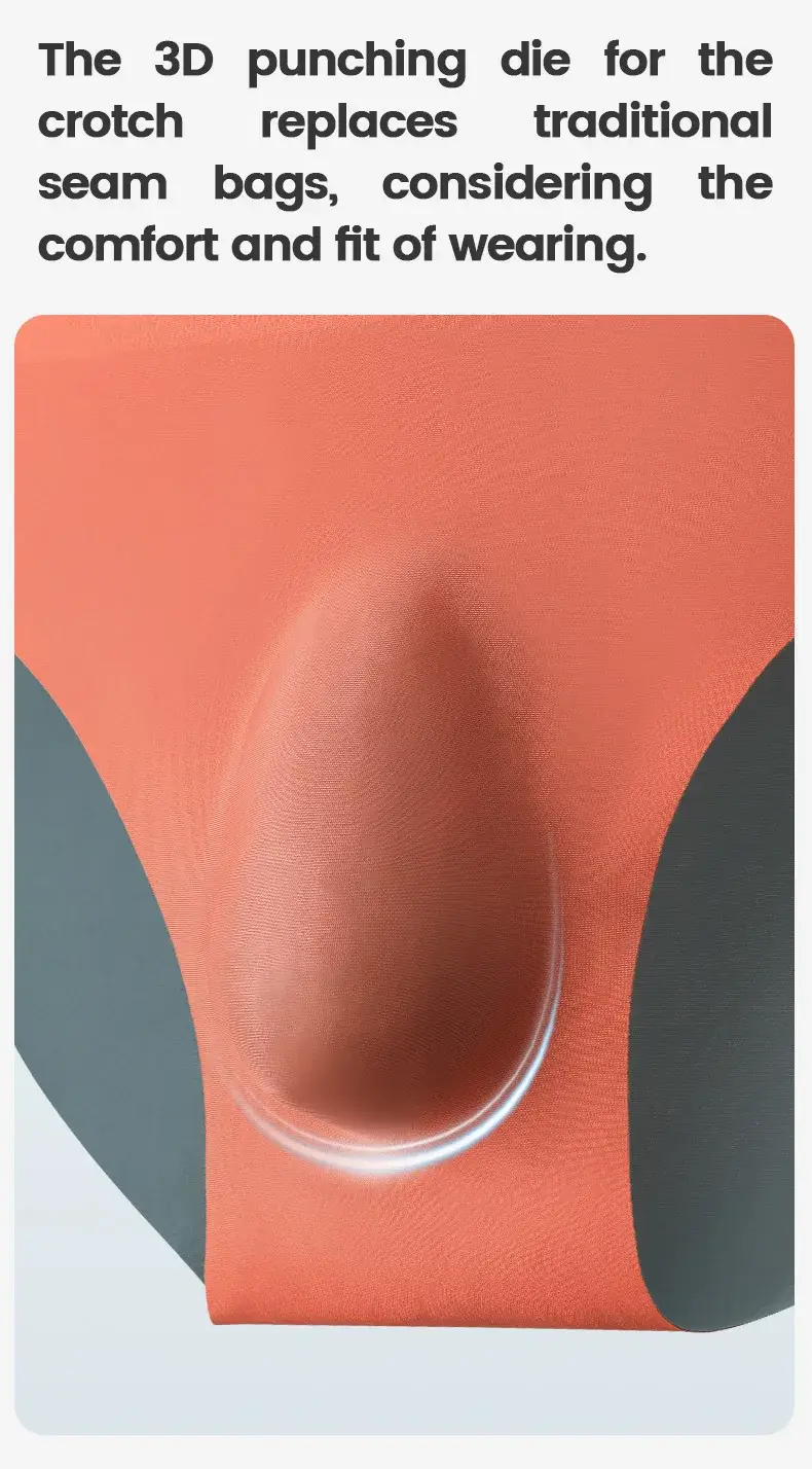 Roupa interior sem costura de seda gelo masculina 3d punch mold cuecas triangulares verão calças de fundo fino calções esportivos masculinos