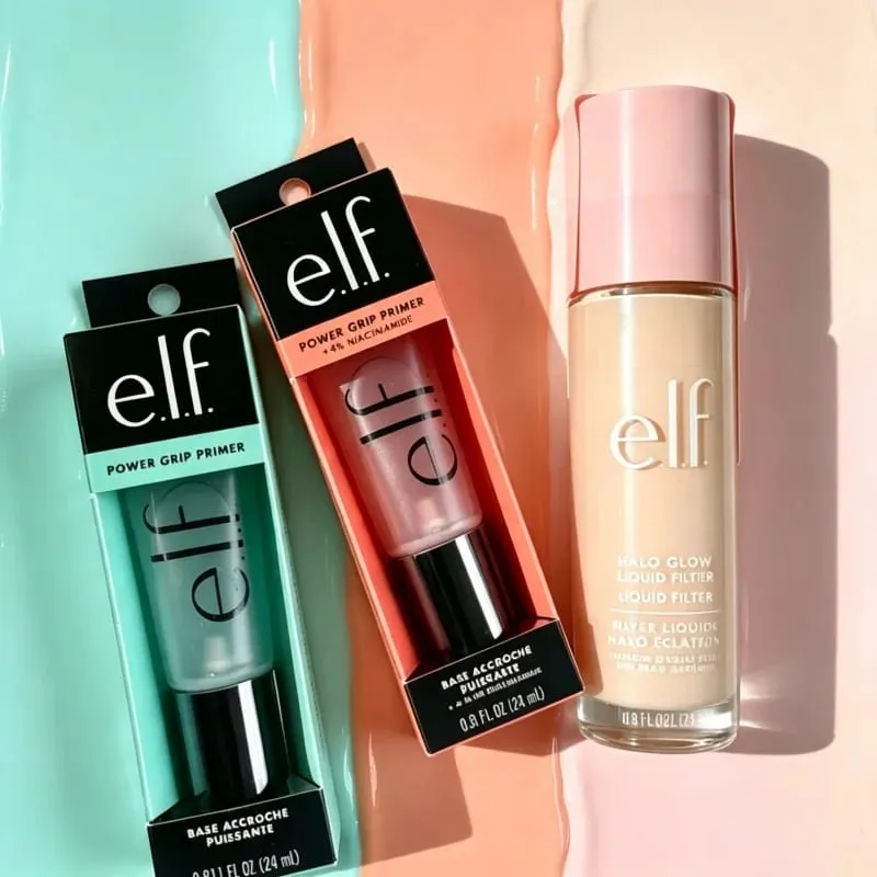 Elf Bestselling Skincare Makeup Green Gel Primer Exfoliating Clean Pores Liquid Makeup Setting Spray Long‑Wear Face Cosmetics — image 3