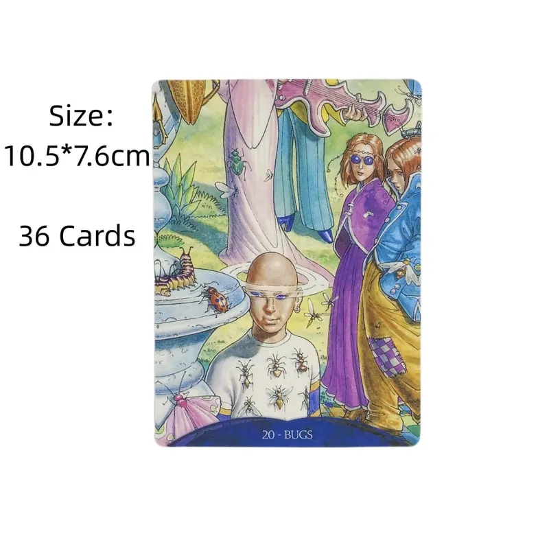 Cartas oracle de interpretação de sonhos, 39 cartas coloridas, instruções em pdf, brochura, jogo de cartas de tarô