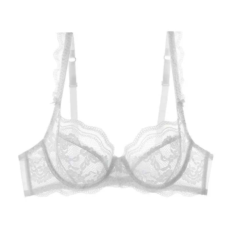 Nouvel Ensemble Plus Size Roupa Interior Dentelle Modo Ultra Fino Estilo Français Uni Doux Armature Push Up Soutien Gorge Multi Taille