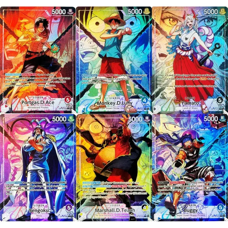 Conjunto completo de cartas de jogo de peça única sp, coleção completa de cartas raras de alta qualidade, réplica diy de cartão proxy de folha de anime [inglês/japonês]