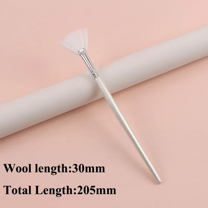 Practical Facial Brushes Fan Makeup Brushes Portable Mask Brush Cosmetic Tools for Women Flexible Facial Soft Mask Applicator
