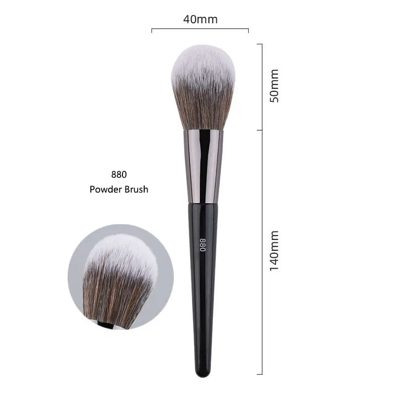 1pc pro pincéis de maquiagem fundação pó fã compõem escova contorno 3d pontilhado sombra corretivo ângulo sobrancelha sombra ferramentas