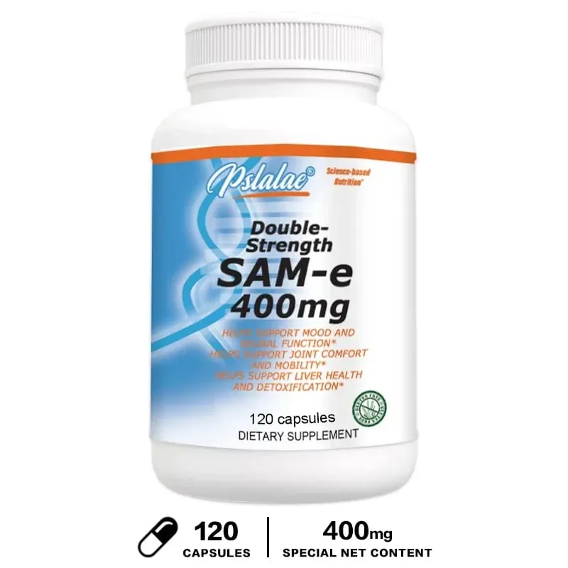 Sam-E 400 毫克關節補充品 - 支持關節健康 大腦功能 改善情緒 提高能量水平 緩解壓力