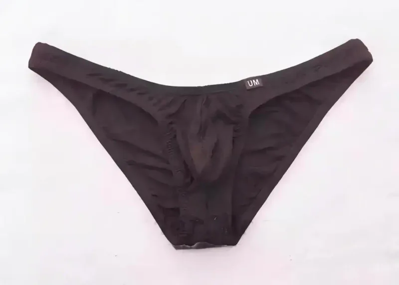 Men's Modal Briefs Ultra-Thin Breathable Ruched Hip Lift 3D Form-Fitting Bulge Enhancing Comfortable Underwear Fashion Sexy