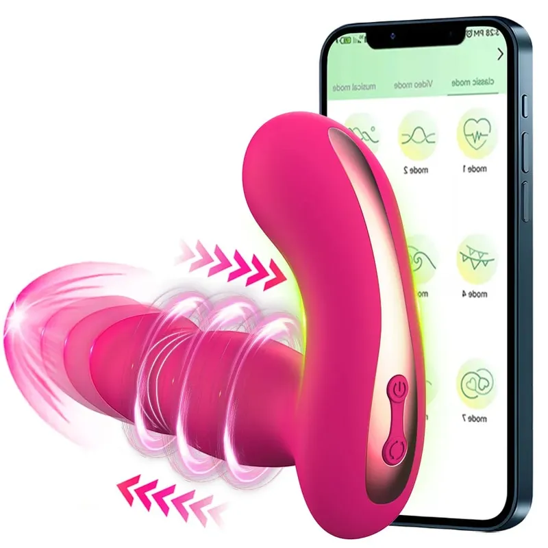 Empurrando vibrador atualizado brinquedo sexual 9 freqüência vibratória g ponto clit mamilo wearable vibrador adulto brinquedos sexuais para casal feminino — image 9