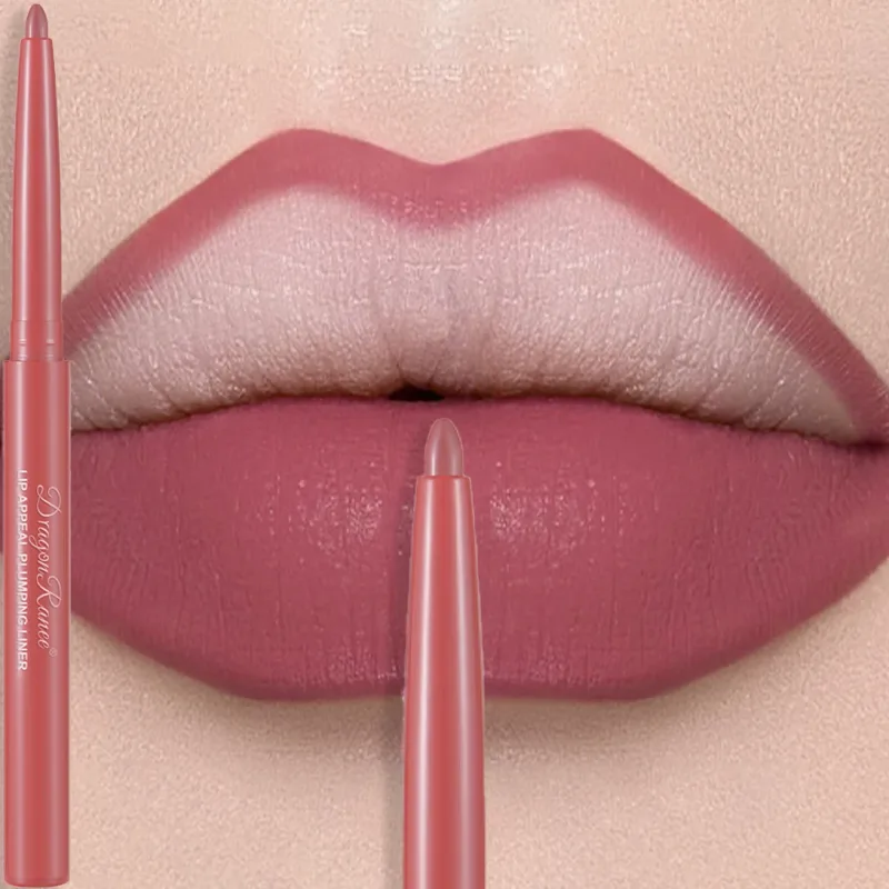 Shimmer Matte Crayon Lip Liner Pencil Waterproof Long Lasting Nude Bean Paste Red Lipstick Velvet Lip Contour Outline Makeup