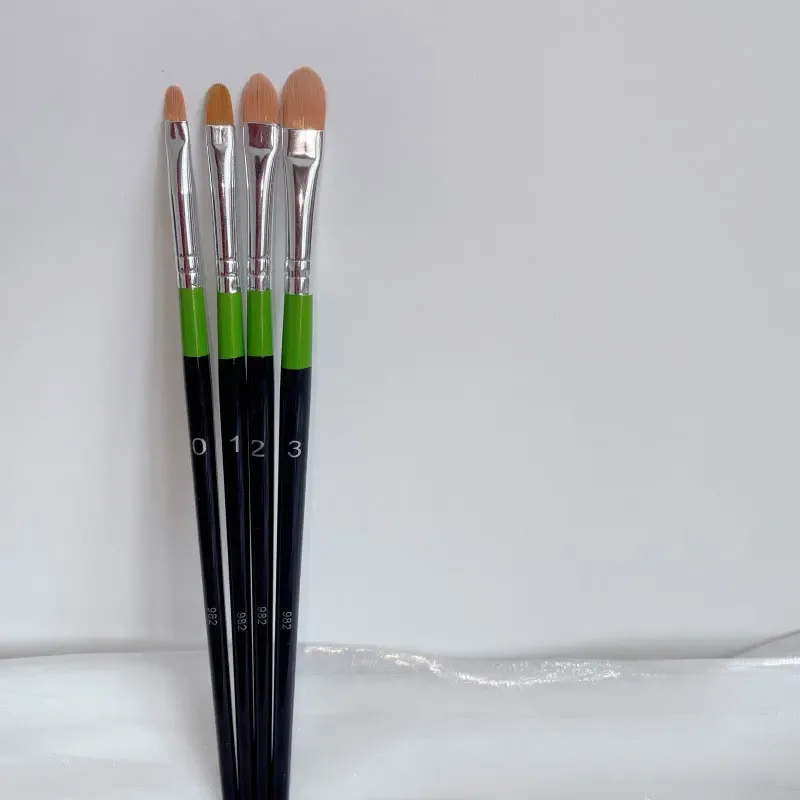 Pincéis de maquiagem para base, 1/peças, pequeno, detalhado, corretivo, cabo de madeira, ferramenta cosmética — image 5