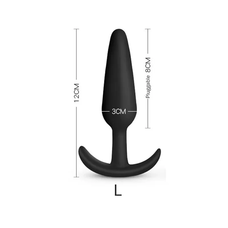T Shape Anal Plug 3 Sizes Soft Silicone Butt Plug Stimulator Anal Sex Toys Prostate Massager Dildo For Women Men Adult Sex Toys