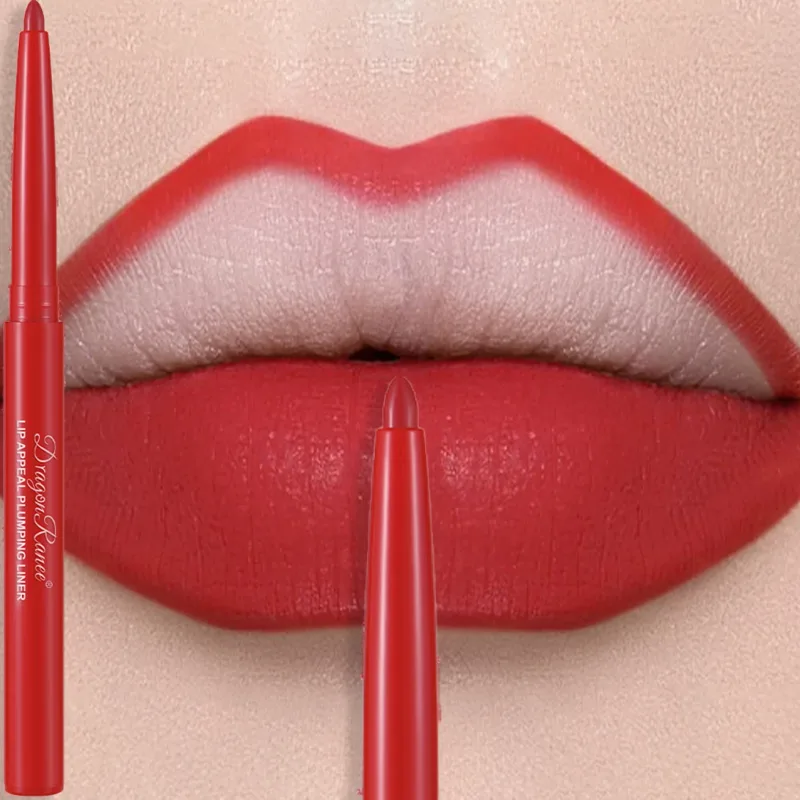 Shimmer Matte Crayon Lip Liner Pencil Waterproof Long Lasting Nude Bean Paste Red Lipstick Velvet Lip Contour Outline Makeup