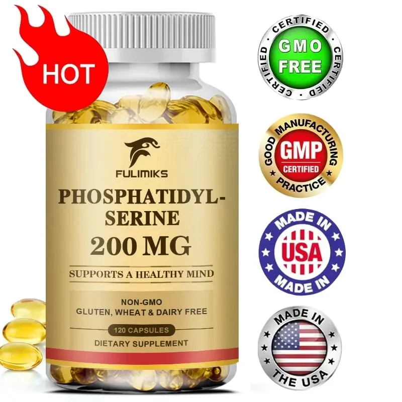 PhosphatidylSerine Capsules High Absorption Supplement for Support Memory Focus Cognitive Sleep and Brain Health — image 2