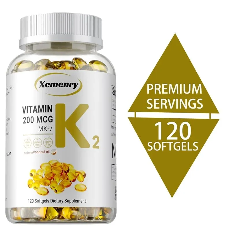 Suplemento de vitamina K2 MK-7 - apoia a densidade óssea, dentes, pele, coração, saúde e imunidade — image 2