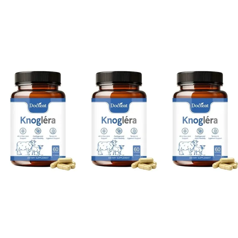 Docteat Knoglera MSM Joint Support Capsules Joint Comfort Cartilage Health and Joint Flexibility for Daily Mobility 60 Capsules