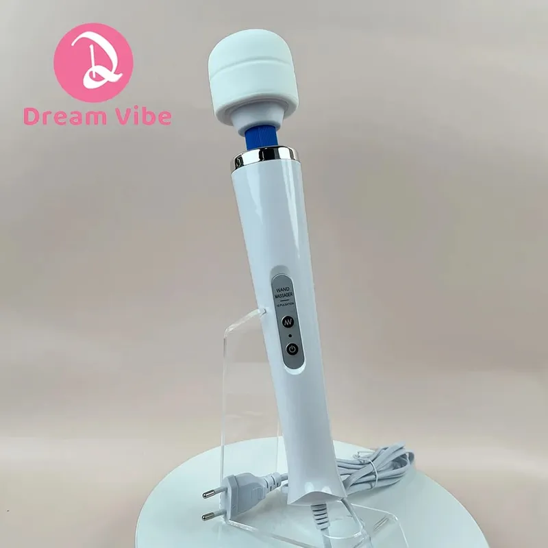 巨型魔杖交流供電超強震動器有線強力手持魔杖按摩器性玩具運動恢復肌肉酸痛