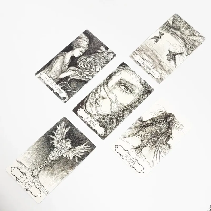 Cartas de tarô do abismo para adivinhação, uso pessoal, baralho de tarô, versão completa em inglês, jogos de tabuleiro oracle — image 6
