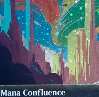 LK61 Galaxy Foil Templo Eldrazi Cavernas de Pedras Preciosas Santuário Sem Deus Galaxy Foil Cartões Proxy TCG de alta qualidade (Núcleo Preto)