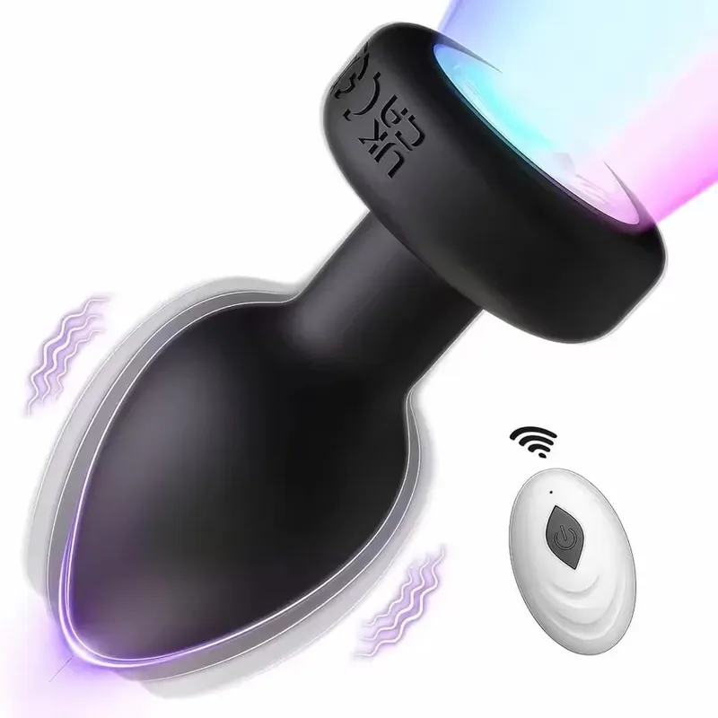 360° 旋轉擺動遙控振動器肛門塞男士前列腺按摩器同性戀肛門振動器肛門塞成人性玩具