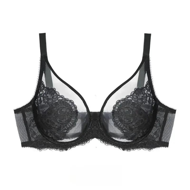 Conjunto de roupa íntima feminina ultrafina, copo cheio, conjunto para busto lisonjeiro e prevenção de flacidez, sem coleção de seios laterais — image 1