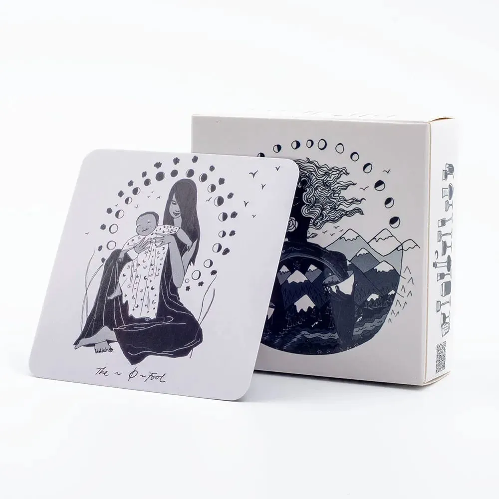 Cartas de história de alta qualidade, baralho de tarô oracle, jogos de tabuleiro para lazer e entretenimento, conjunto de 78 cartas, 10.3*6.1cm com guia pdf