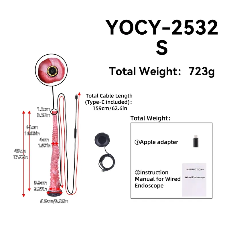 65cm Long Butt Plug Anal Speculum Camera Dilator APP Control Extreme Anus Expansion Monster Fantasy Dildo Silicone Sex Toys