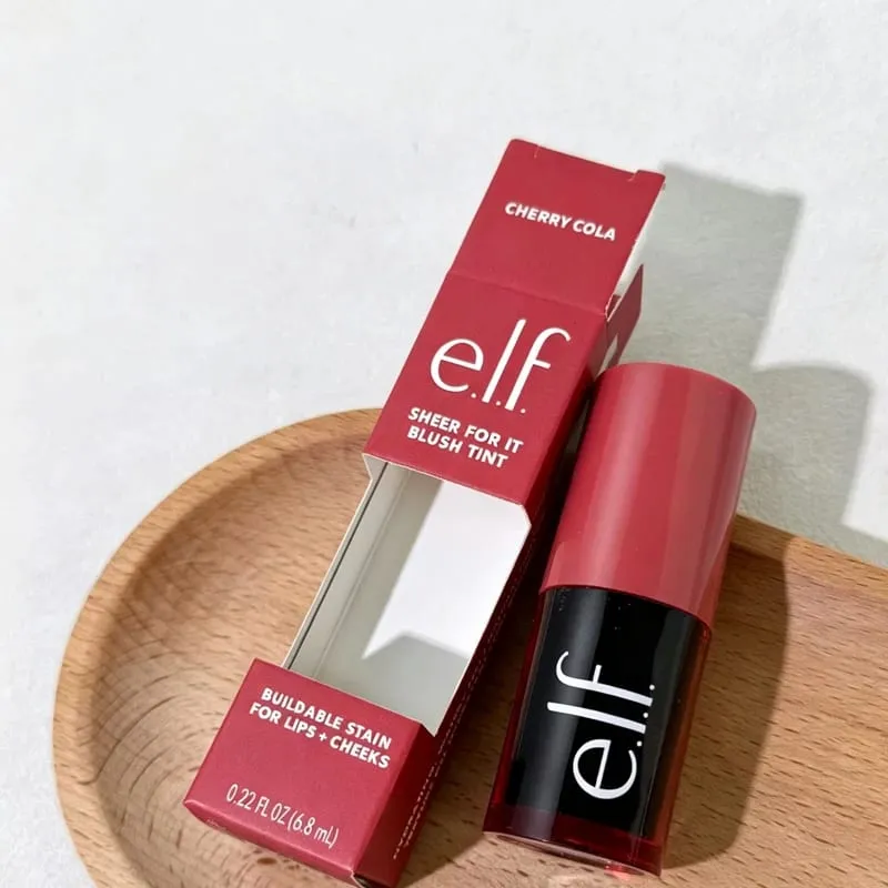 Elf Celebrity Limited Co-branded Delineador labial suave de ponta dupla Peptídeo Batom Bálsamo labial Blush líquido Fácil de aplicar Blush Stick