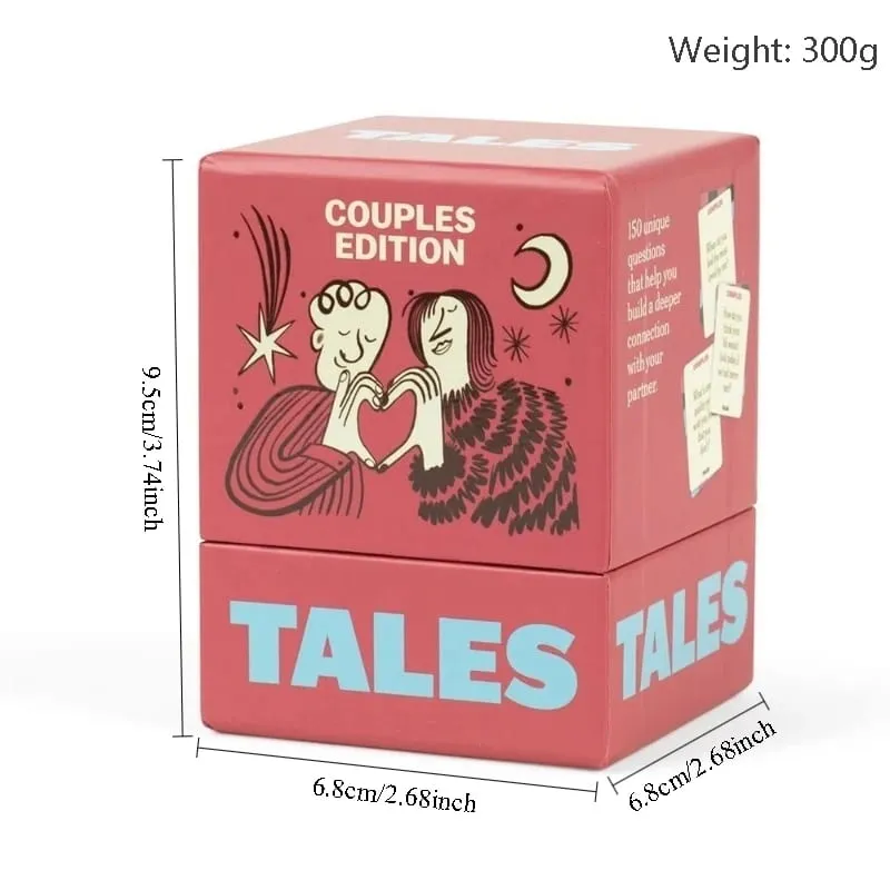•Novo diálogo recém-chegado versão casal casal diálogo jogo de cartas de mesa ao ar livre cartão de jogo familiar