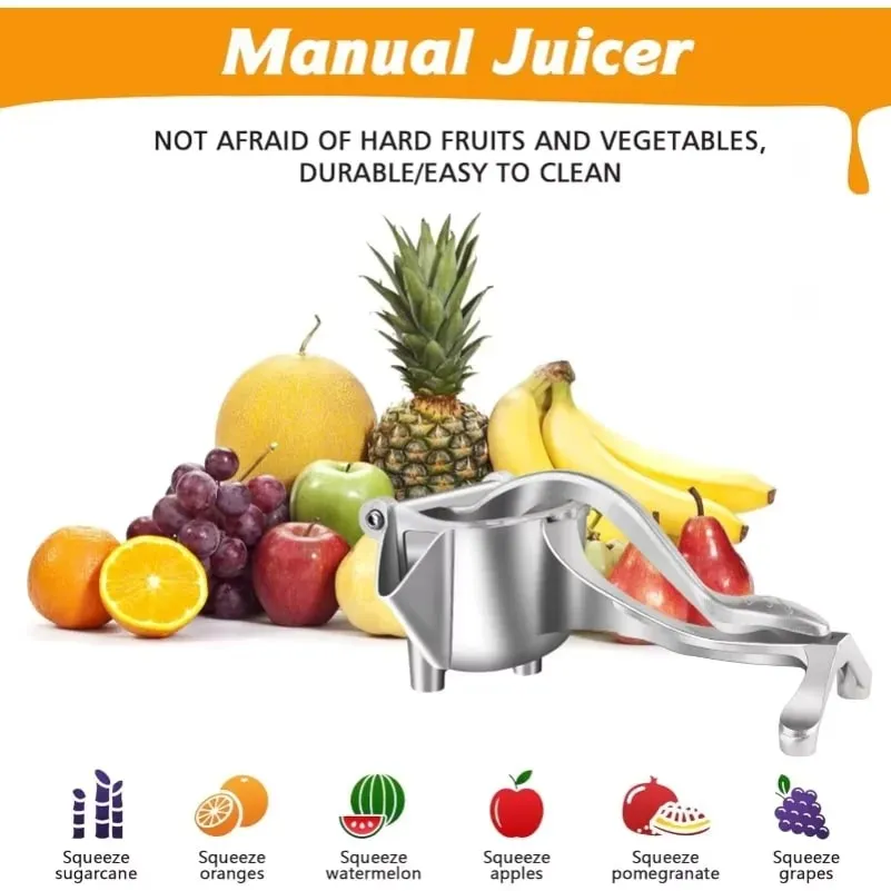 Manual Juicer Fruit Juice Squeezer Detachable Heavy Duty Citrus Squeezer Extractor Tool Premium Quality Metal Alloy Squeezer