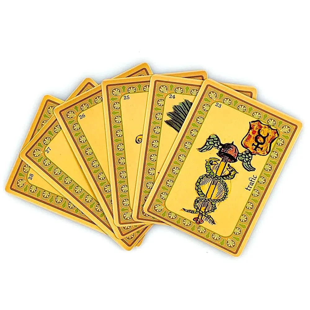 Oracle Belline Cards French Version Fortune Divination Oracle Cards Mysterious Psychic Reading Cards Game for Paper Instruction