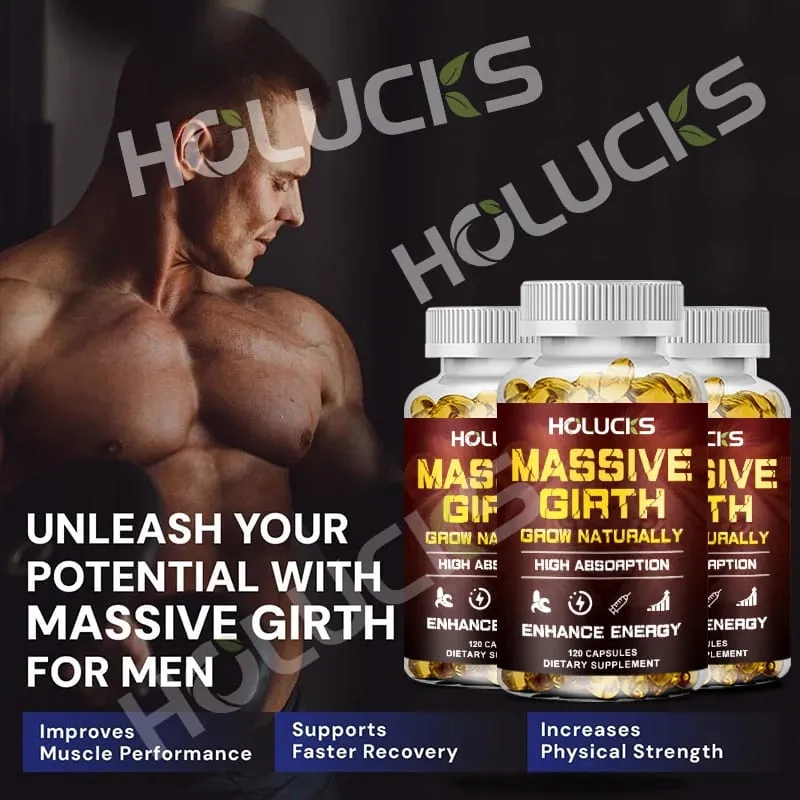 Cápsulas Premium Massive Girth com Ashwagandha apoiam circulação ideal e desempenho aprimorado de energia e bem-estar geral — image 5