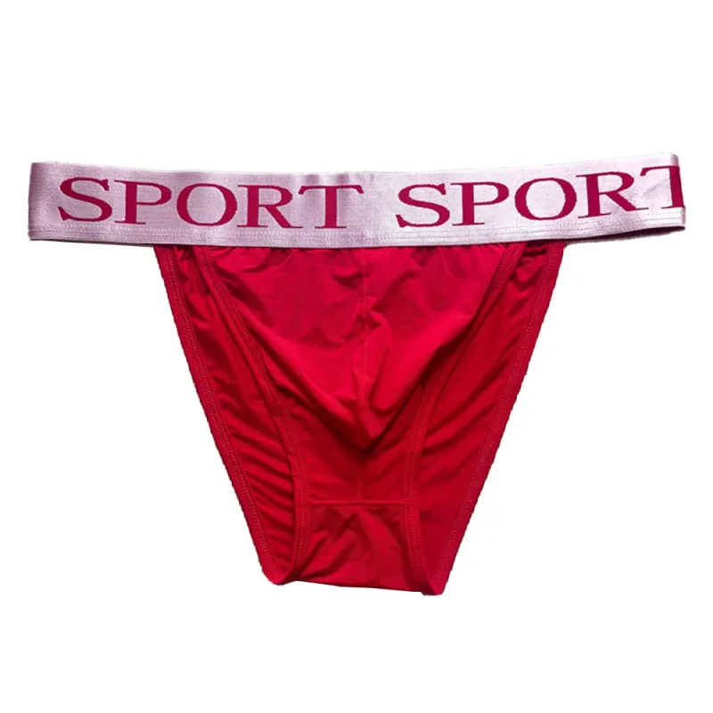 Sissy cuecas masculinas de seda gelo macia, cuecas sexy, bolsa confortável, fina, respirável, cintura baixa, mini cuecas, lingerie — image 3