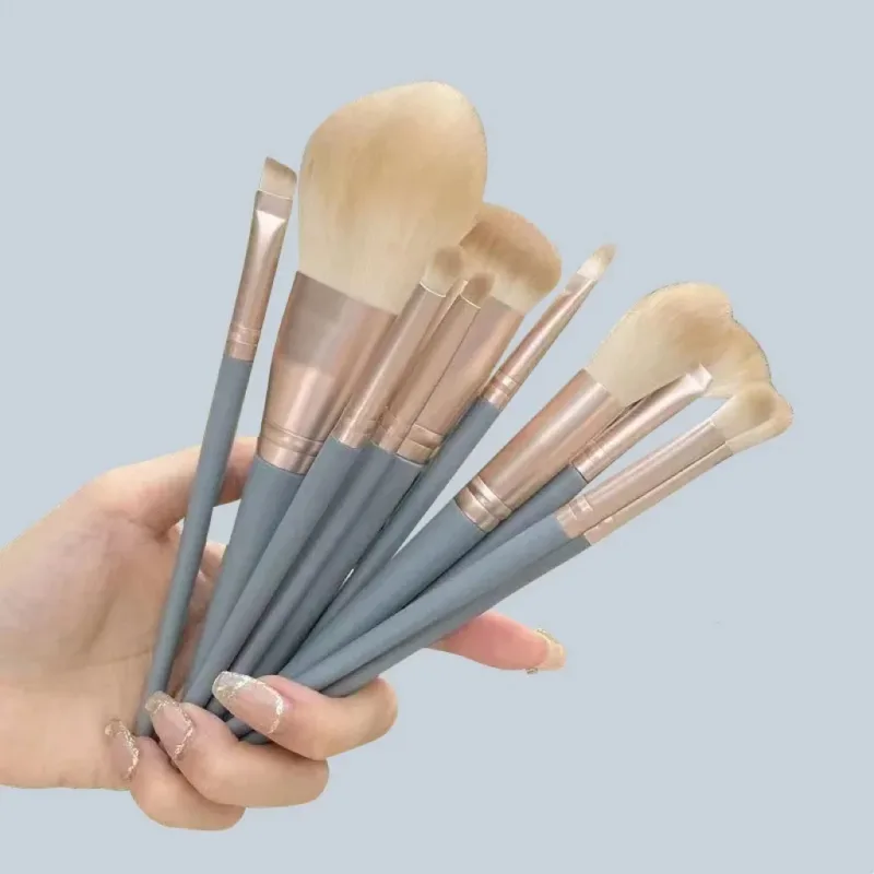 10PCS Makeup Brush Set Professional Super soft detail brush Blush Brush Foundation Concealer Eyeshadow Brush Lady Beauty Tool