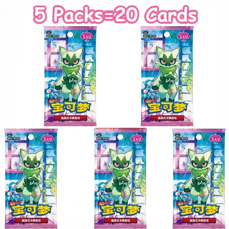 100% original pokemon 17.5 eevee booster pack gem pack vol1 2 3 4 5 cartões pokemon ptcg negociação gem saco cartões coletados brinquedo presente