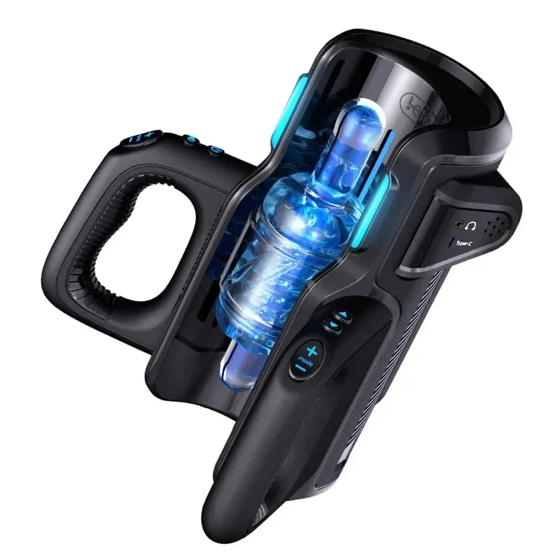 Leten Thrusting-Pro 自動伸縮 12 公分 Thrusting 陰道自慰玩具強力高速男用自慰器