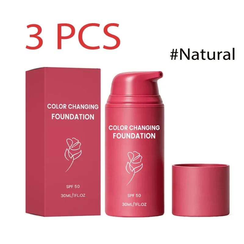 Kit de maquiagem 3 peças, óleo de limpeza, base em spray, suave, fosco, longa duração, hidratação natural, conjunto diário