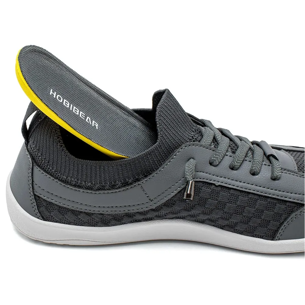 Sapatos descalços unissex com salto zero, tênis de bico largo, leve, respirável, minimalista, para atividades ao ar livre