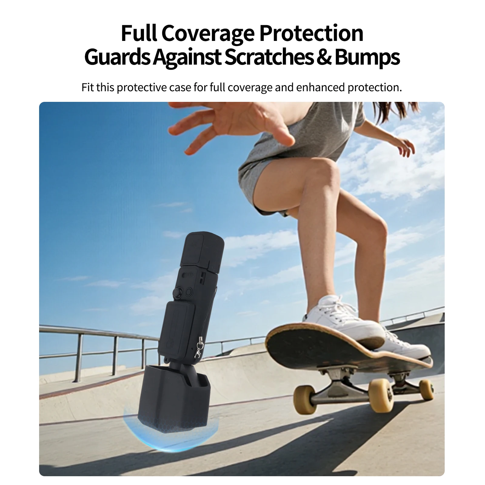 Silicone Protective Case for DJI Osmo Pocket 4P Comprehensive Protection Silicone Cover for DJI Pocket 4Pro Camera Accessories