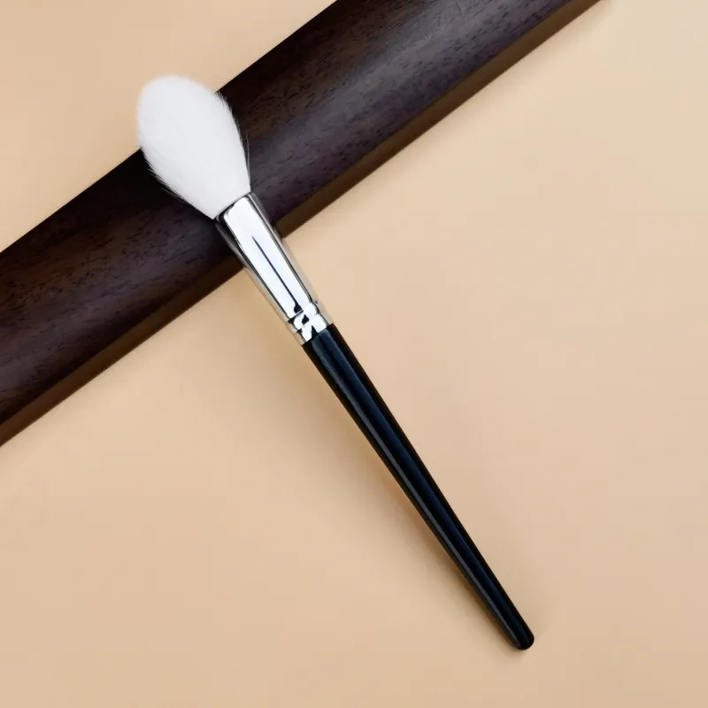 Pincel iluminador maquiagem cabelo de cabra natural pincéis ferramentas de beleza