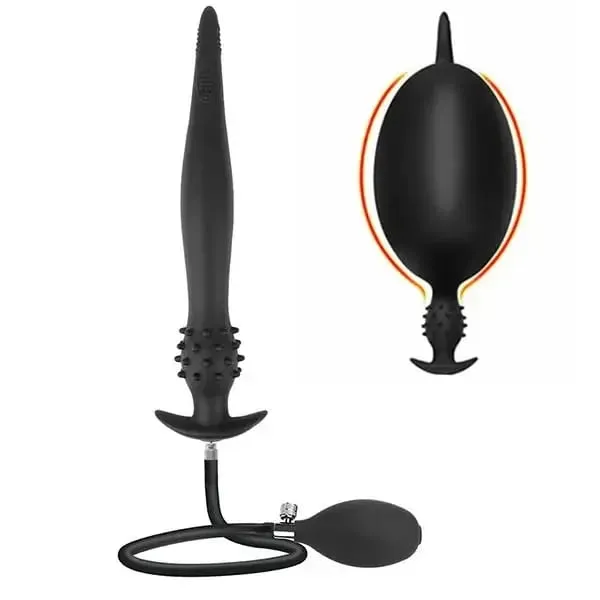 Expansor anal expandir inflável anal plug oversized enema treinamento butt plug dilatador bunda brinquedo sexual de próstata para homens