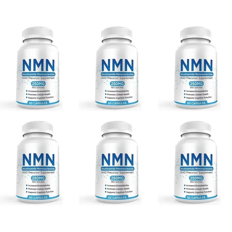 NMN Cápsulas de mononucleotídeo de nicotinamida 250 mg por porção Maior biodisponibilidade promove a saúde celular 60 cápsulas — image 12