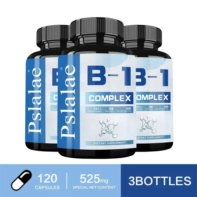 Complexo de Vitamina B1 - Fadiga Digestão Estresse Humor Fórmula Aumenta Energia e Metabolismo