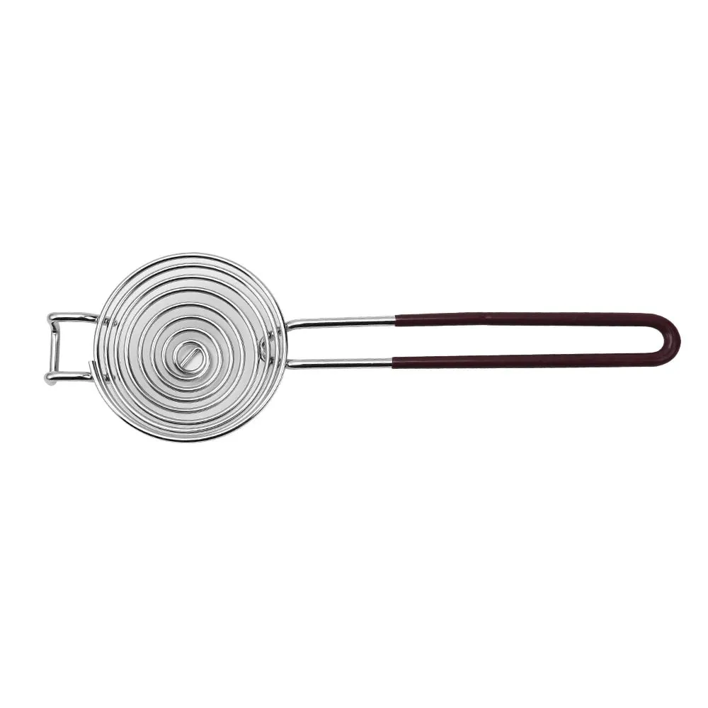 1pc de aço inoxidável separador branco ovo criativo alça estendida proteína ovo branco gema separador panela quente pesca