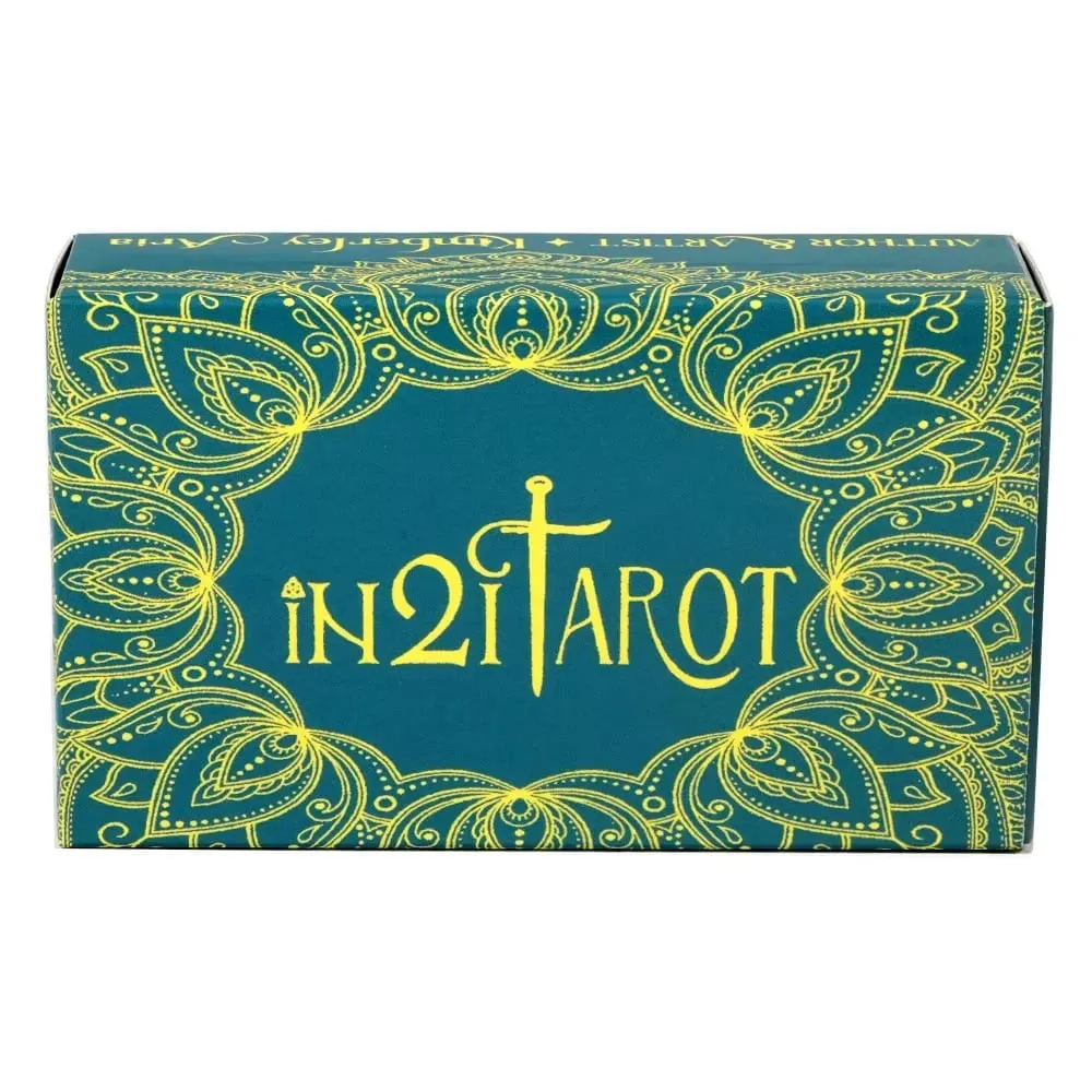 Baralho de tarô iN2IT com palavras-chave Cartas de tarô Oracle Cards para iniciantes e adequado para praticantes de todos os níveis de brinquedo de jogo de tabuleiro