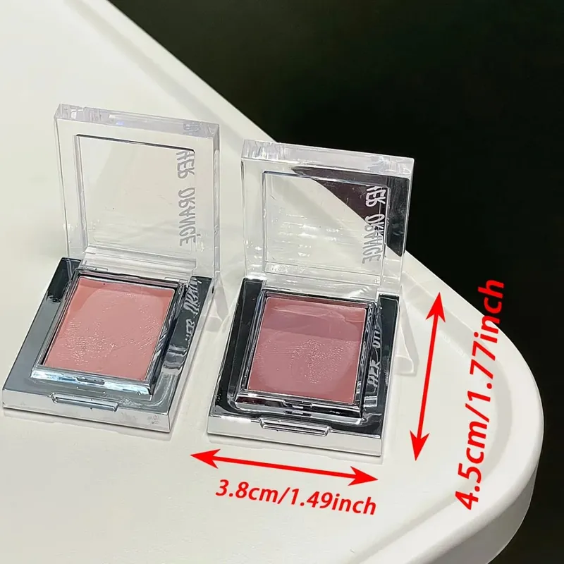 Herorange Misty Matte Cream Blush com conjunto de pincéis de maquiagem Textura fosca de baixa saturação ilumina a pele e cria looks de maquiagem encantadores
