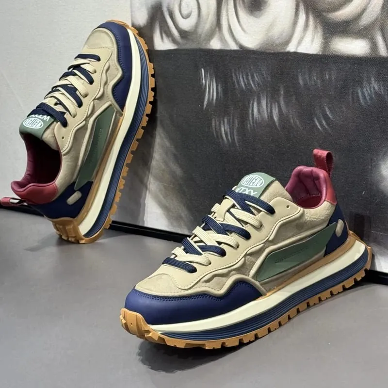 Men's Thick soled Height Increasing Casual Sneaker Outdoor Running Men's Shoes Fashion Anti slip and Wear resistant Footwear