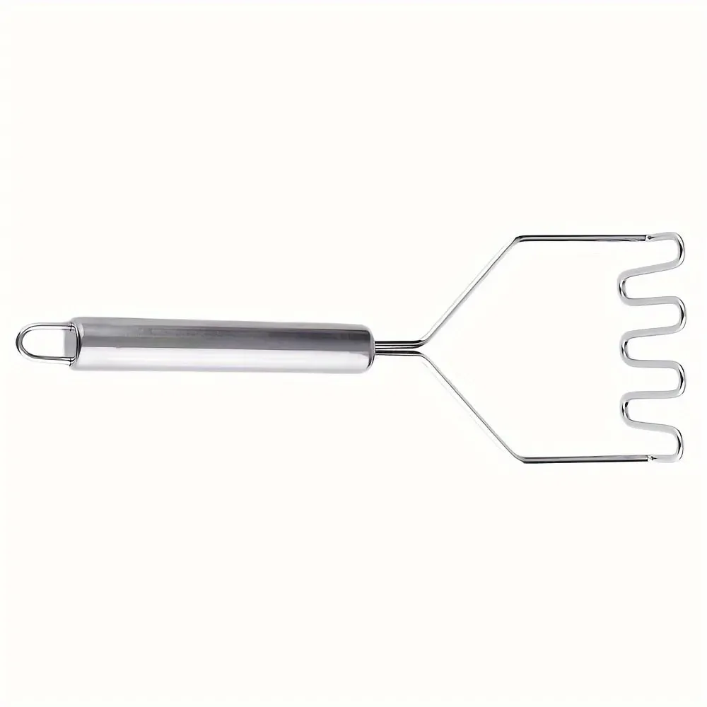 1pc onda de aço inoxidável triturador de batata-ideal para cozinha purê de vegetais e frutas-utensílios de cozinha duráveis — image 3