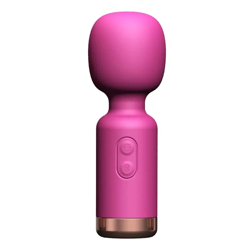 Mini estimulador de clitóris av vibrador varinha com 10 modos de vibração vibração portátil para ponto g mamilo brinquedo sexual adulto massageador