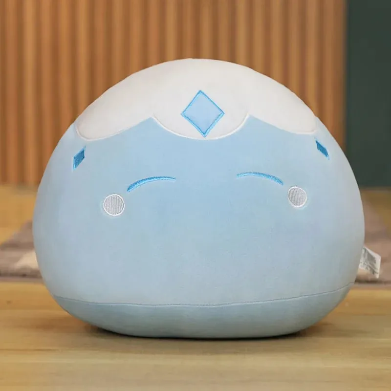 새로운 10cm 애니메이션 프로젝트 귀여운 Genshin 충격 점액 플러시 베개 완구 Kawaii 만화 애니메이션 베개 완구 어린이를위한 생일 크리스마스 선물