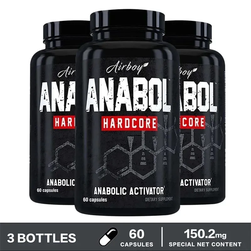 Anabol Hardcore Supplement - Helps Build Lean Firm High-quality Muscle Promoting Muscle Growth Recovery & Strength Enhancement
