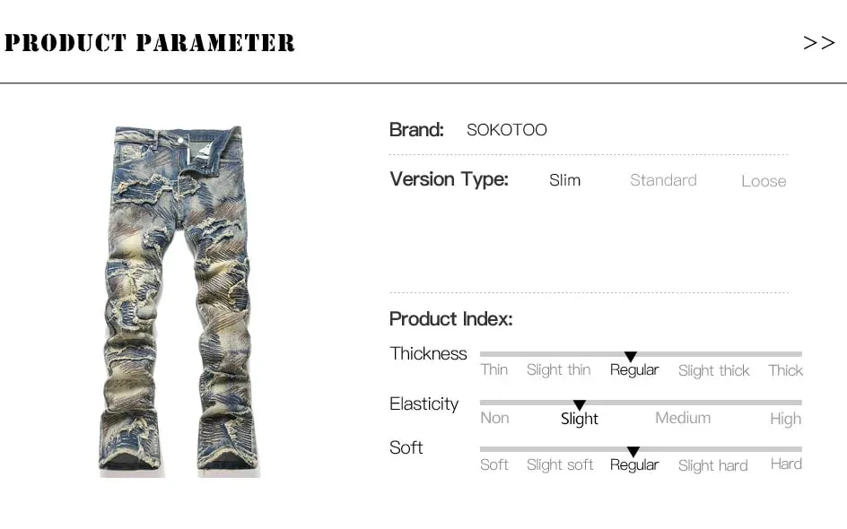 Homens bordado remendo boot corte jeans retalhos estiramento denim magro queimado calças vintage azul streetwear