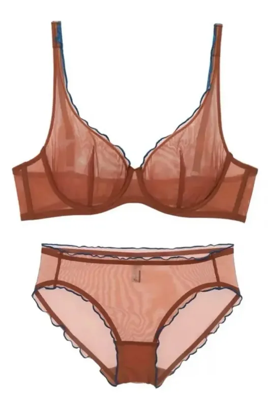 Full Coverage Minimiser Bra for Large Bust Ultra Thin Seamless Wireless Lift & Support Anti Sag Set BANERDANNI S-2XL 32-40 ABC